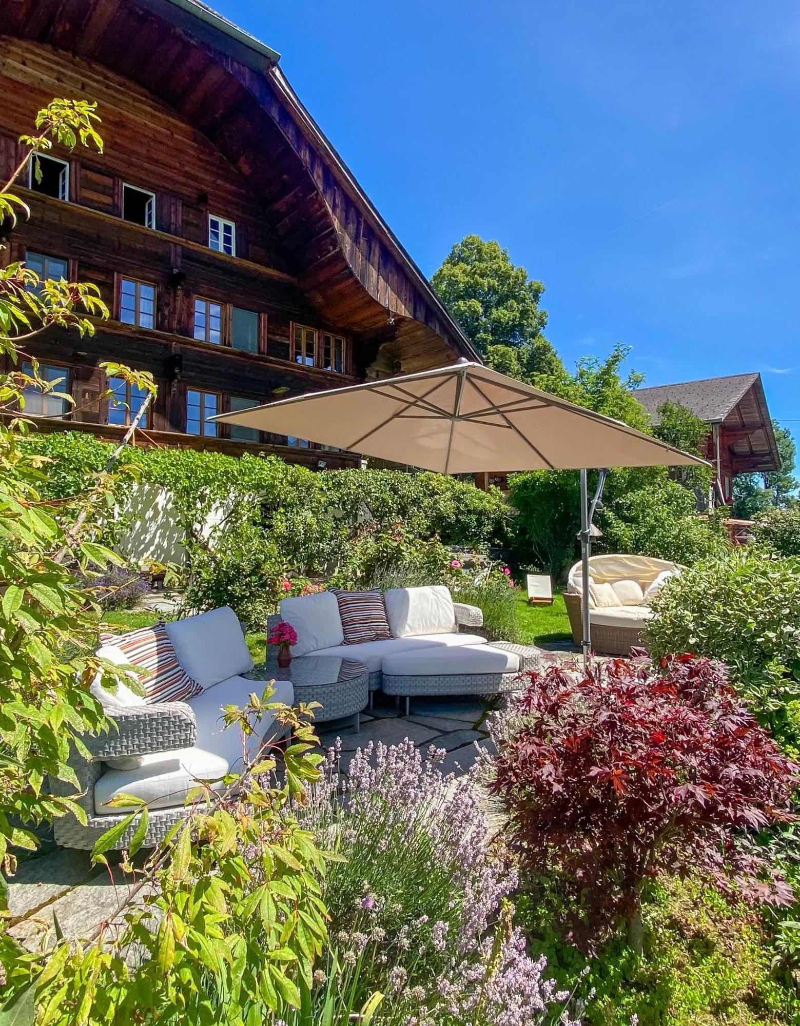 Swiss Mountain-Valley View Lodge Erlenbach im Simmental Luaran gambar