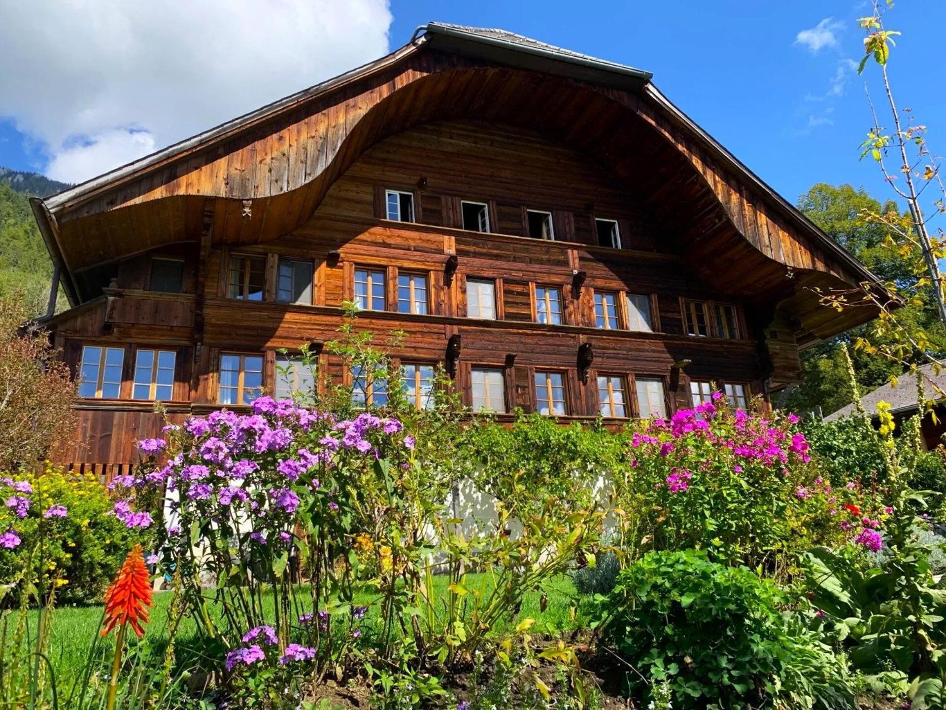 Swiss Mountain-Valley View Lodge Erlenbach im Simmental Luaran gambar